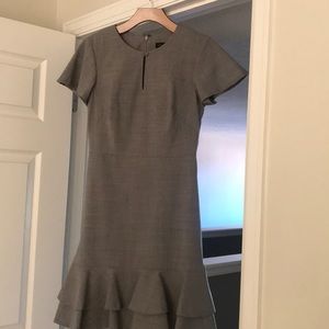 Grey midi dress